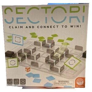 Sectori Claim and Connect to Win Game Ages 4 + Mindware New Family Strategic